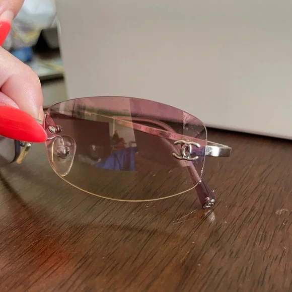 Chanel Pink Sunglasses - Picture 2 of 5